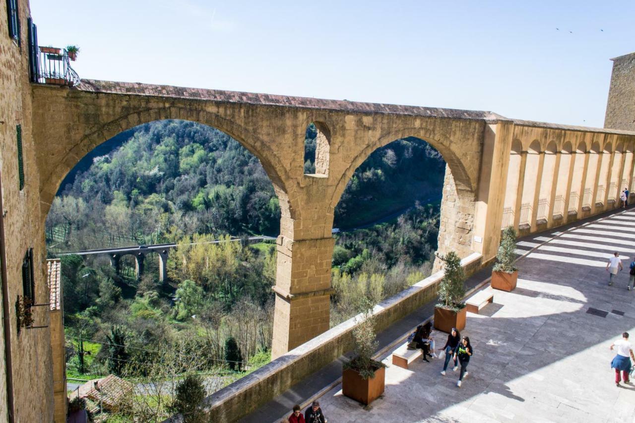 Appartamento Palazzo Sadun Pitigliano Eksteriør billede